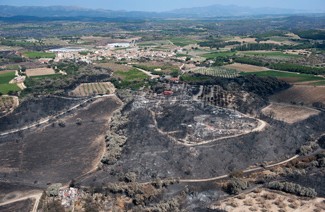 Incendi Alt Empordà juliol 2012