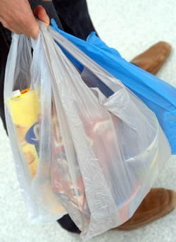 consum de bosses de plàstic d'un sol ús