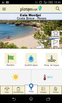 Aplicació mòbil PlatgesCat