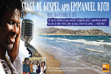 Estatge de gospel a Roses amb Emmanuel Djob