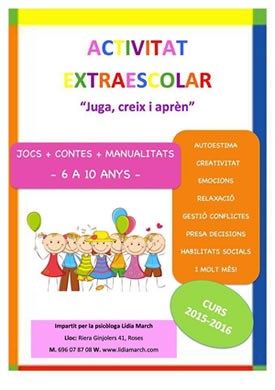 Activitats extraescolars de salut emocional