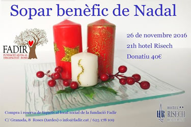 Sopar benèfic de Nadal de FADIR