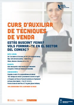 Curs d'Auxiliar de Tècniques de Venda a Roses