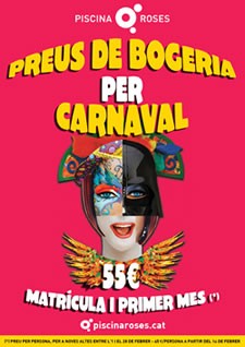 Promocions per Carnaval a la Piscina de Roses