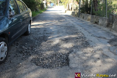 Asfaltat del carrers del Puig Rom