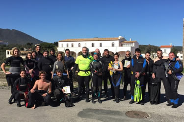 Curs de guies subaquàtics al Parc Natural del Cap de Creus