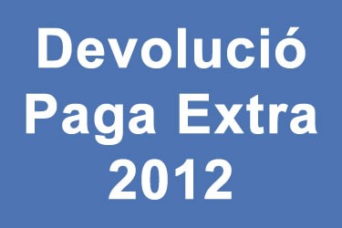 Devolució paga extra del 2012