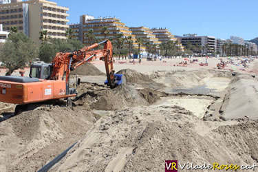 Dragatge de la bocana de Santa Margarida