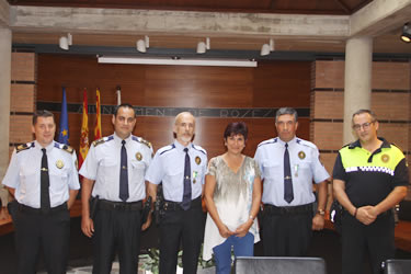 Medalles de permanència a la Policia Local de Roses