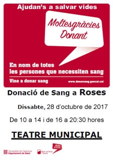 Donació de sang a Roses