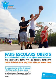 Patis escolars oberts a Roses