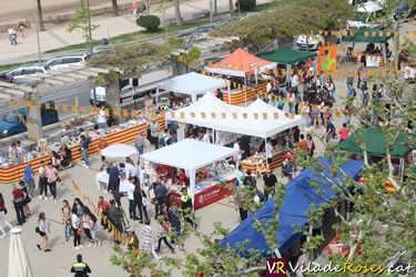 Diada de Sant Jordi a Roses