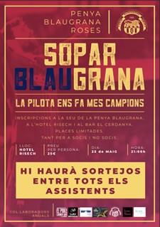 Sopar Penya Blaugrana de Roses