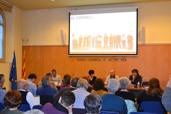 Lluís Llach al Consell d’Alcaldes de l’Alt Empordà