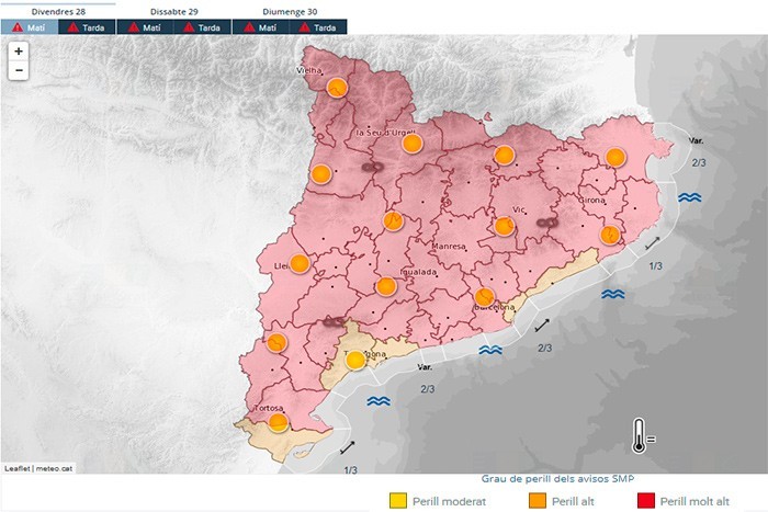 Continua l’onada de calor