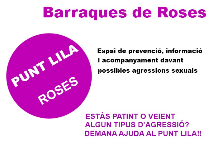 Punt Lila a les Barraques de Roses