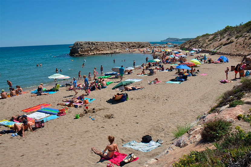 Ofegament mortal en una platja de l'Escala