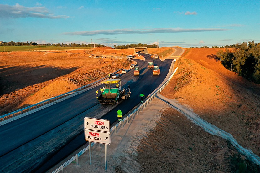 Restabliment de la circulació per la carretera N-260