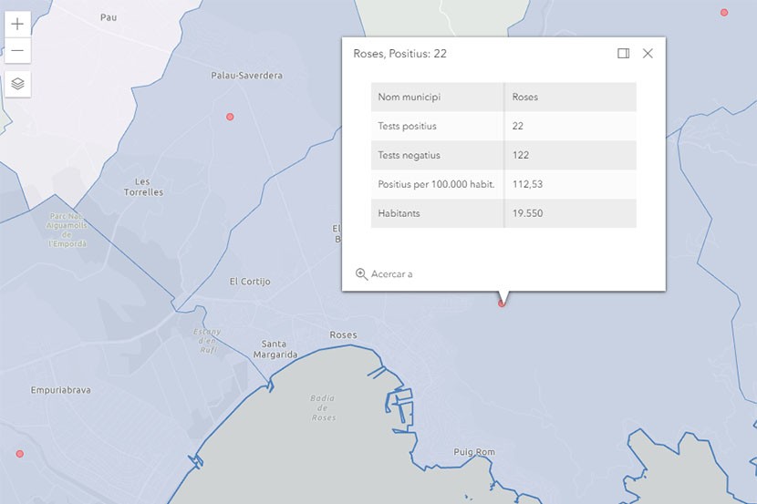 Casos de coronavirus a Roses