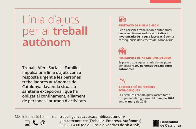 Línia d'ajuts per al treballdor autònom