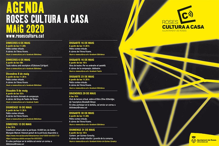 Agenda Roses Cultura a Casa