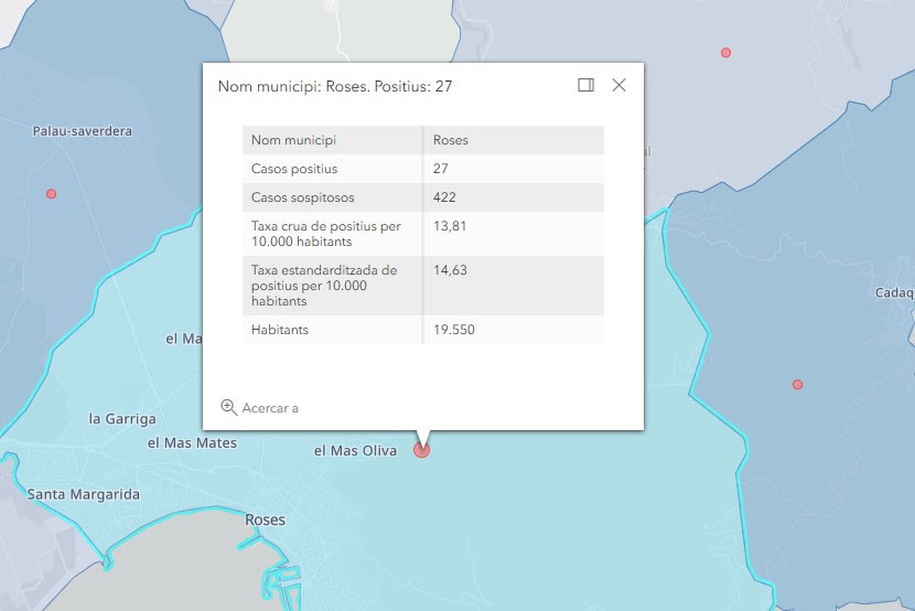 Casos de coronavirus a Roses
