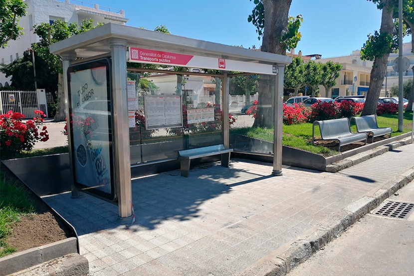 Nova parada d’autobusos de Roses