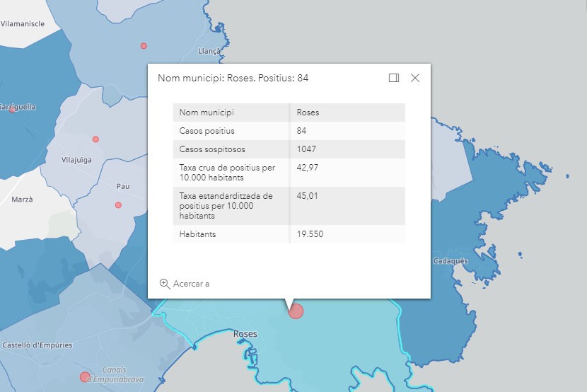 Casos de coronavirus a Roses