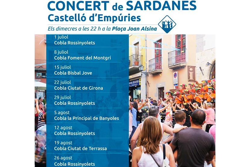 Sardanes a Castelló d’Empúries