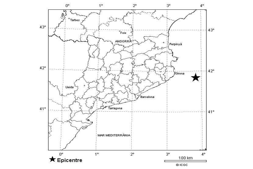 Terratrèmol a la Costa Brava