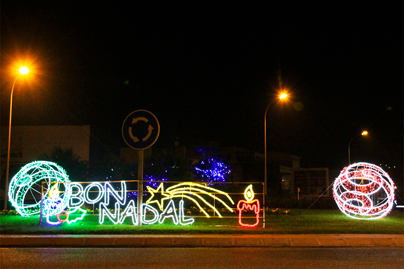 Enllumenat de Nadal de Roses