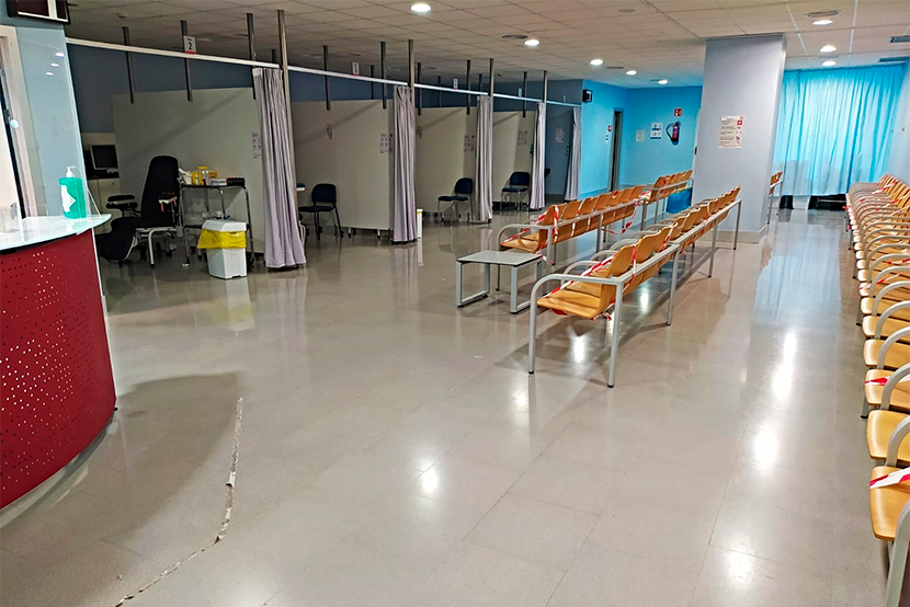 Sala d'extraccions de l'Hospital Figueres