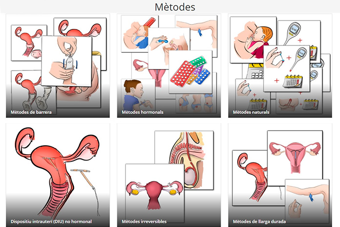 Eina web sobre l'anticoncepció
