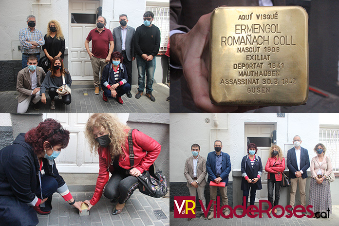 Llamborda Stolpersteine d'Ermengol Romañac Coll