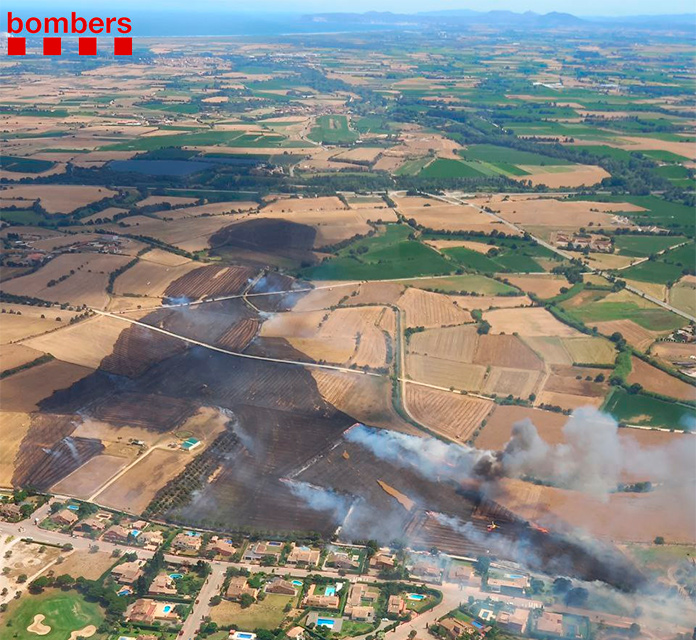 Incendi a Peralada