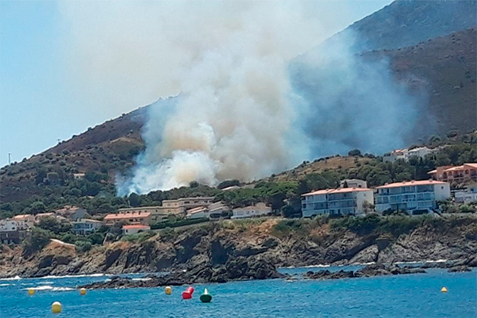 Incendi a Llançà