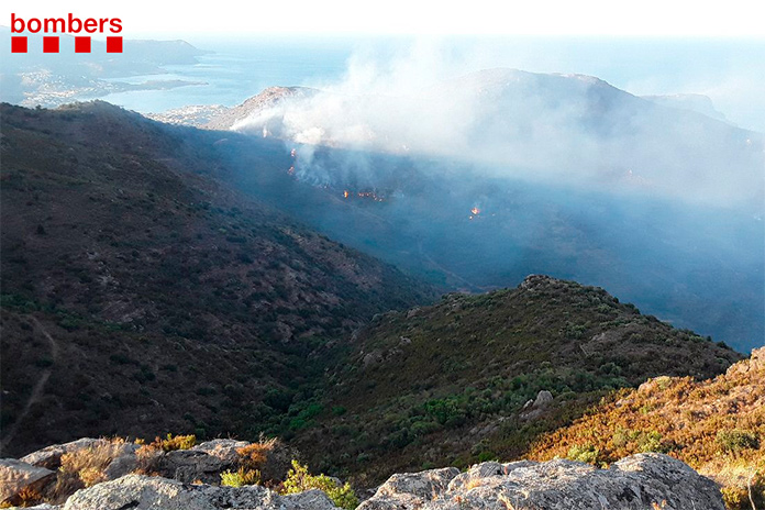 Incendi a Llançà