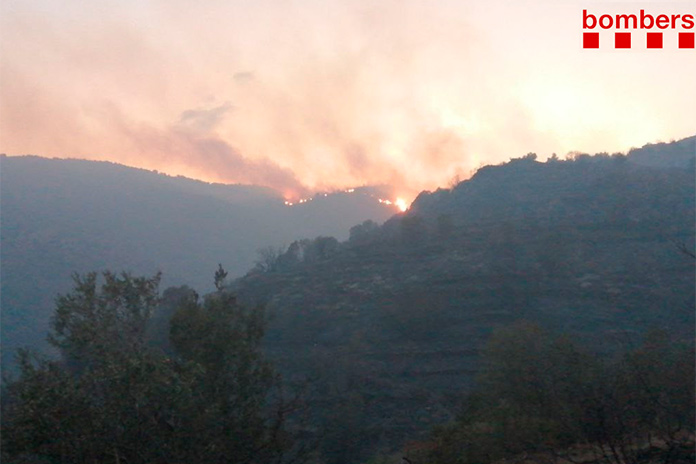 Incendi a Llançà