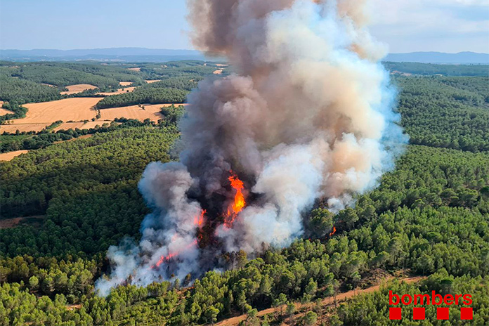 Incendi a Ventalló