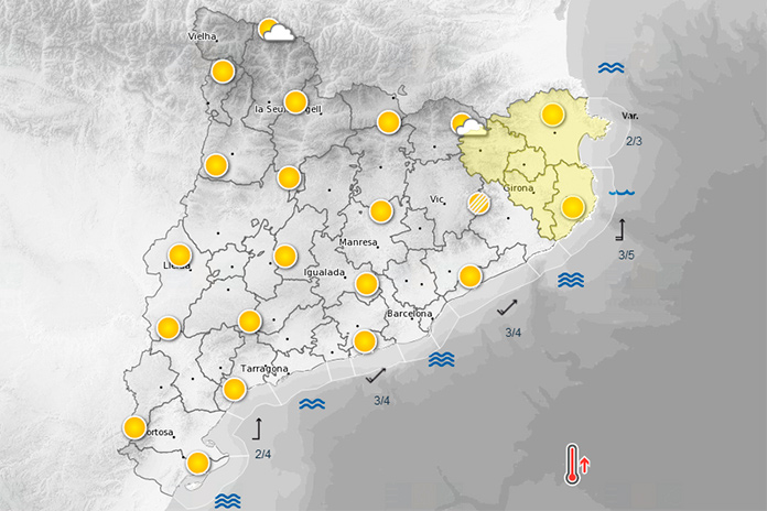 Episodi de calor i d'alt risc d'incendi forestal