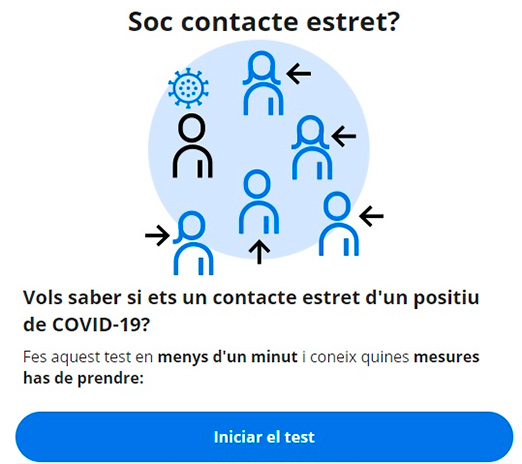 Test “Soc contacte estret?”