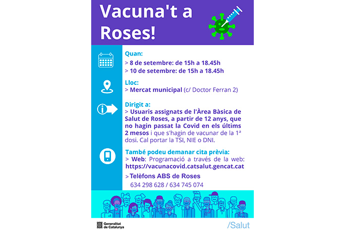 Vacunació Covid-19 a Roses