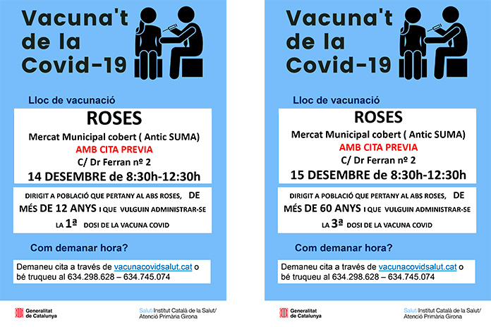 Vacunació de la Covid-19 a Roses