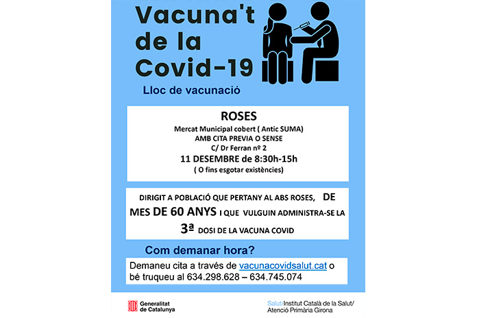 Vacunació de la Covid-19 a Roses