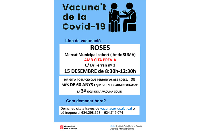 Vacunació de la Covid-19 a Roses