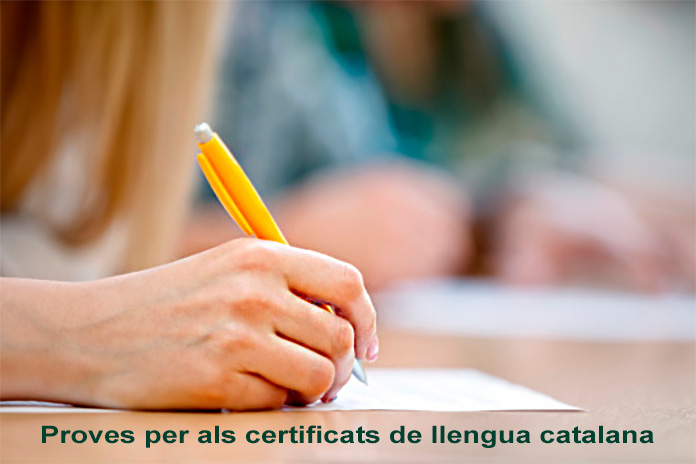 Proves per als certificats de català