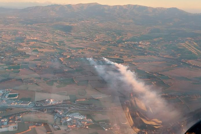 Incendi a Peralada