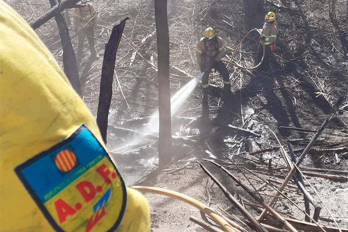 Incendi a Peralada