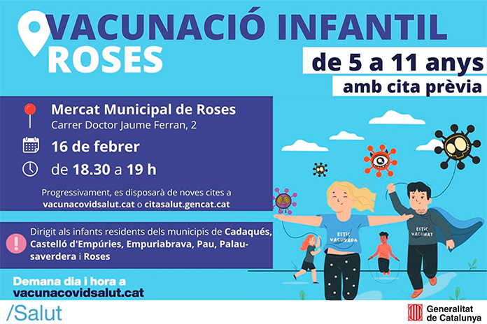 Vacunació de la Covid-19 a Roses