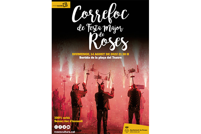 Correfocs a la Festa Major de Roses